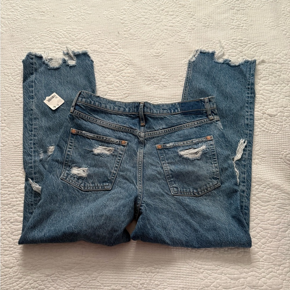 Free People Women's Tapered Baggy Boyfriend Jeans - Picture 6 of 8